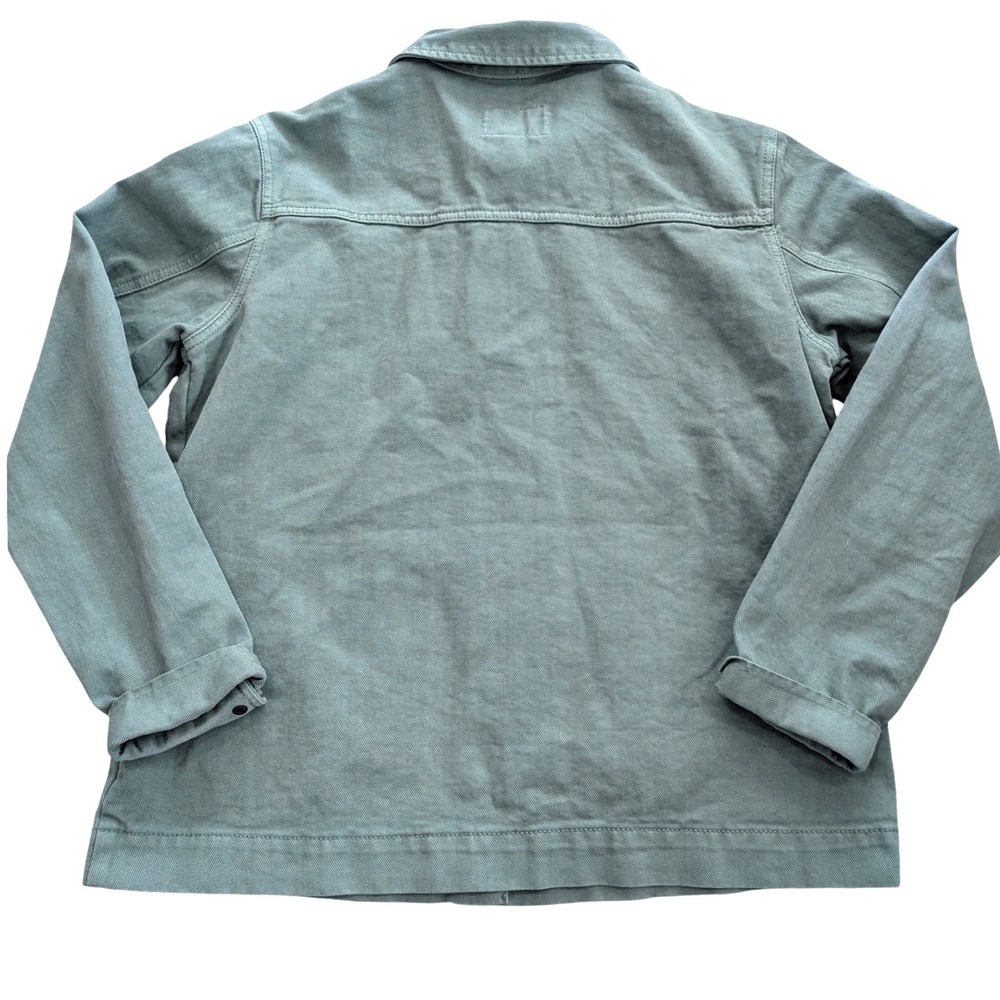 Universal Thread Sage Green/Blue Cotton Utility Chore Jacket Wmns Size S *READ* - Picture 2 of 8